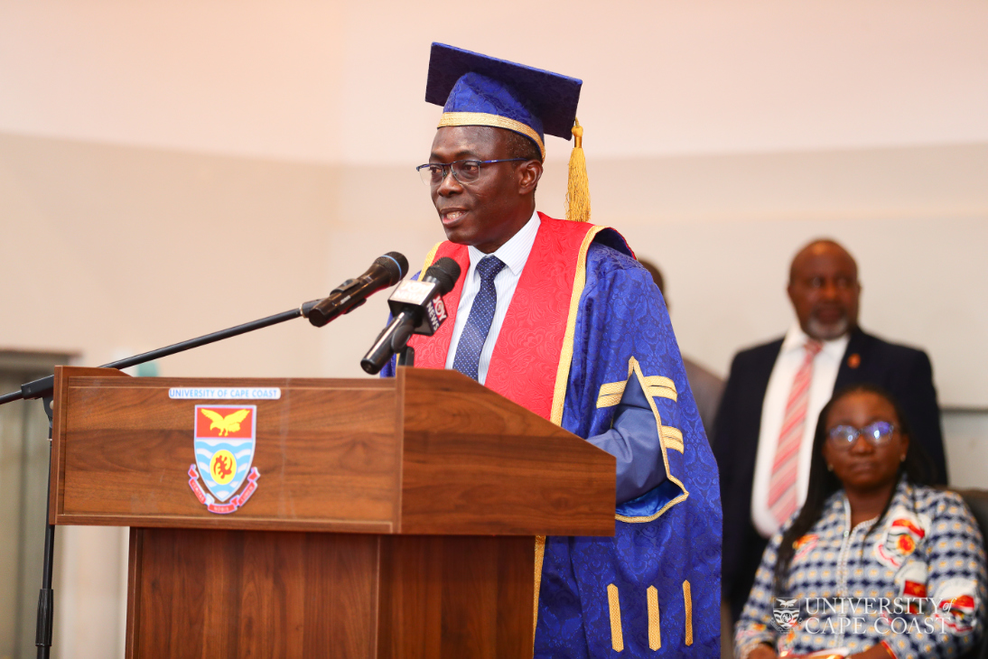 Vice-Chancellor, Prof. Johnson Nyarko Boampong, delivering his address at 5th Session of the 54th Congregation