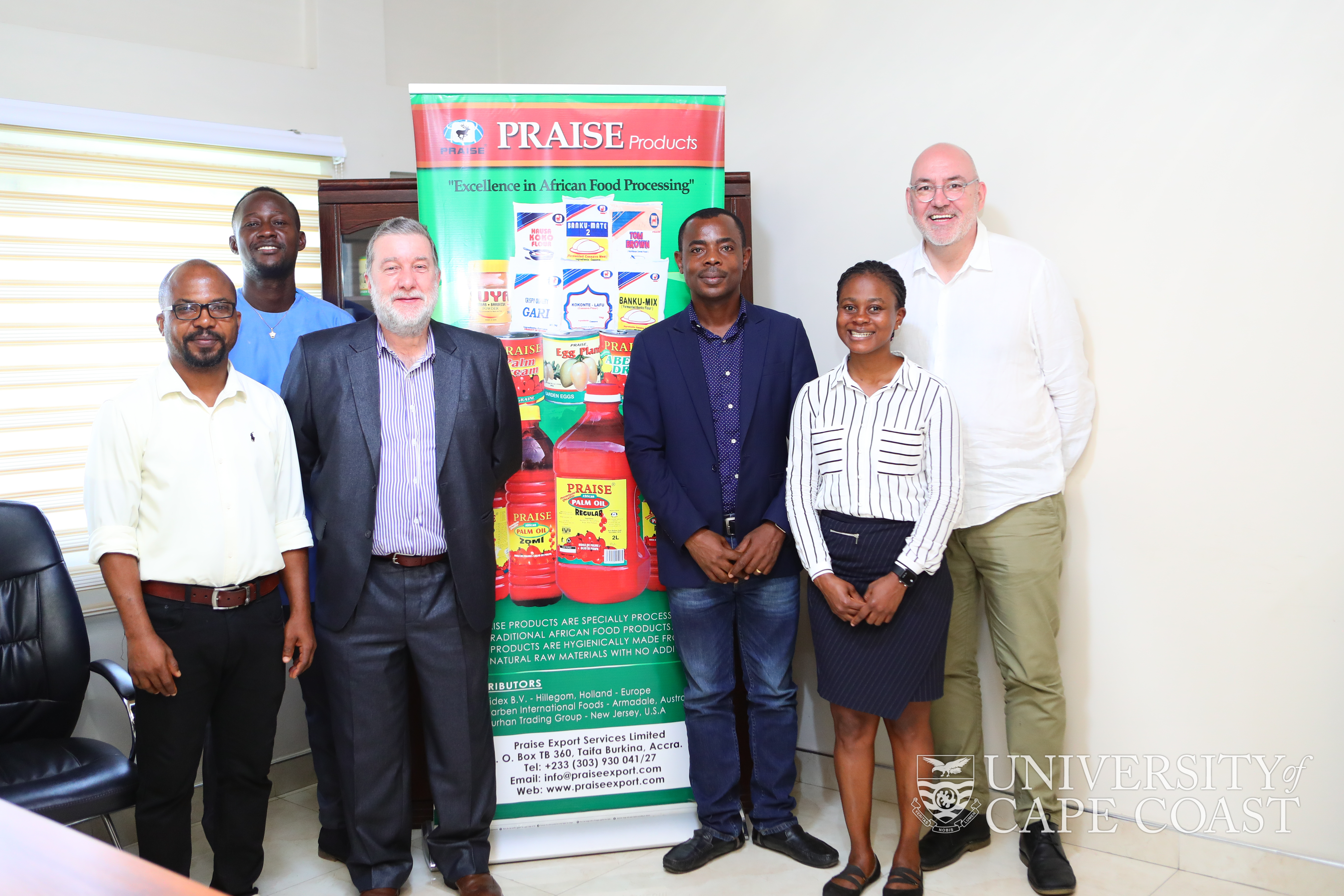 KTP team with the Ghanaian counterparts