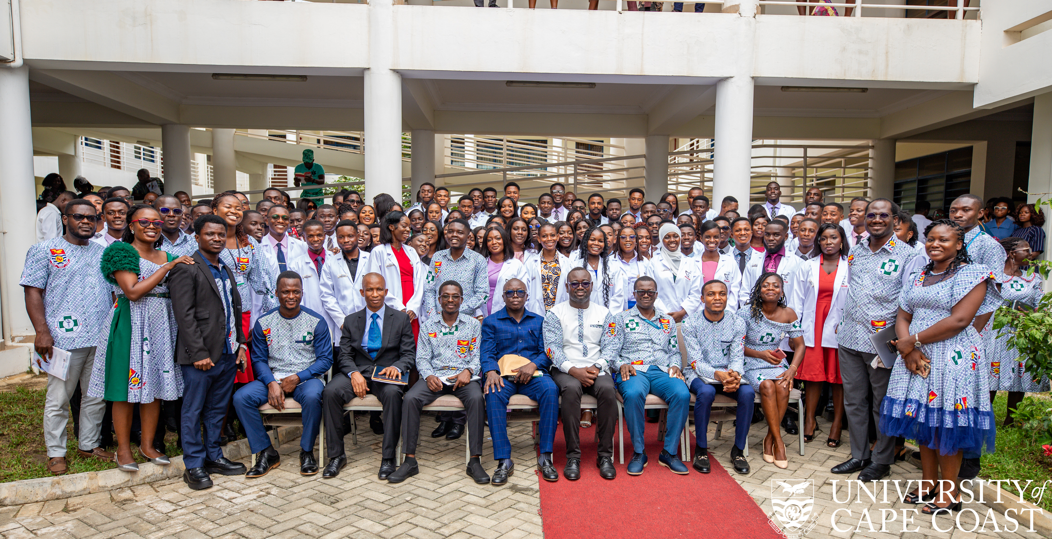 Dignitaries and the students Dignitaries and the students
