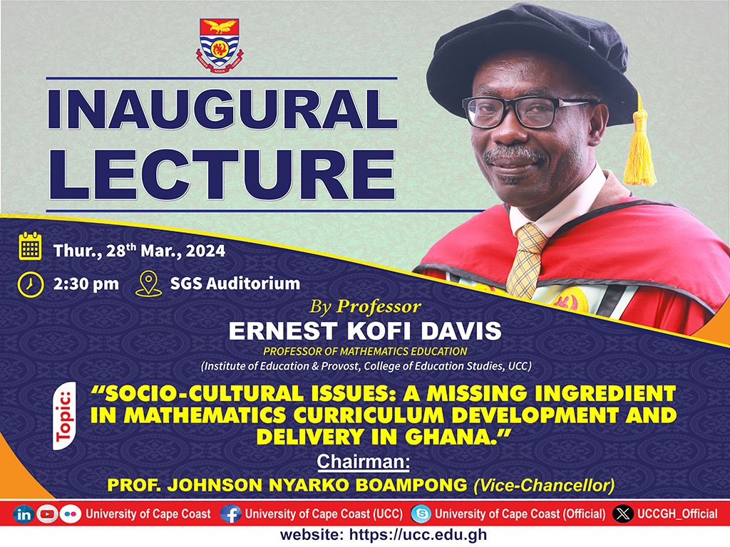 INAUGURAL LECTURE