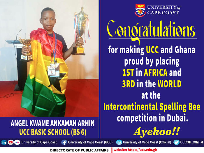 Winner of the Intercontinental Spelling Bee