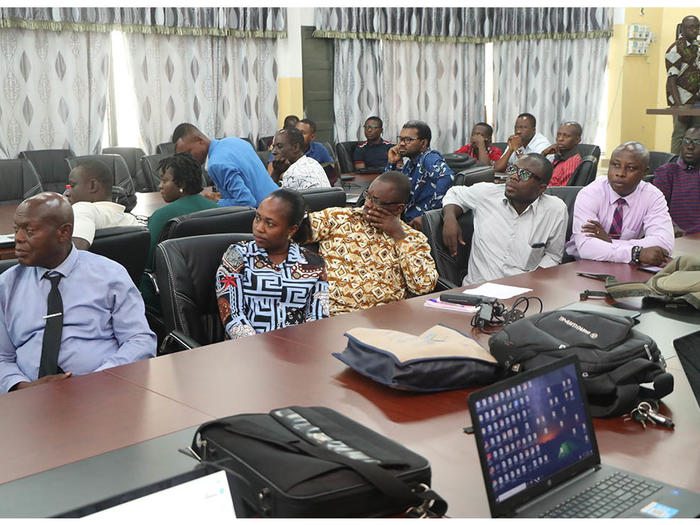 Participants listening to address by the Guest Speakers